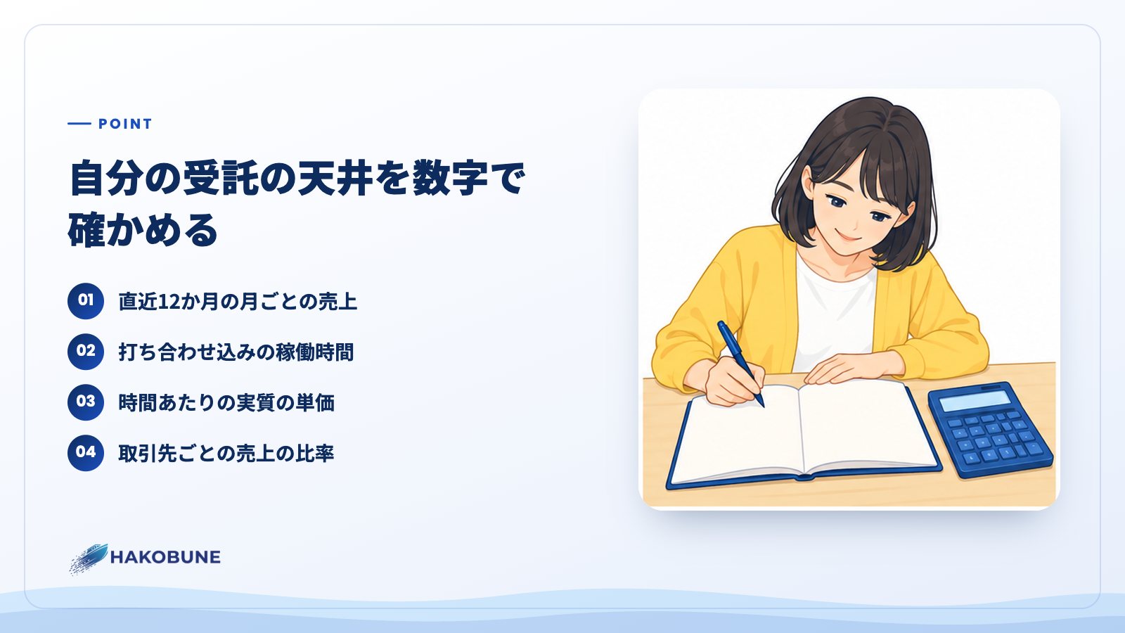 自分の受託の天井を数字で確かめる